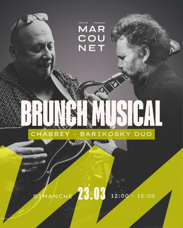 Brunch musical, William Chabbey Gilles Barikosky jazz duo