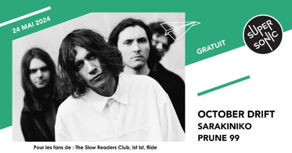 October drift • Sarakiniko • Prune 99 / Supersonic (Free entry)