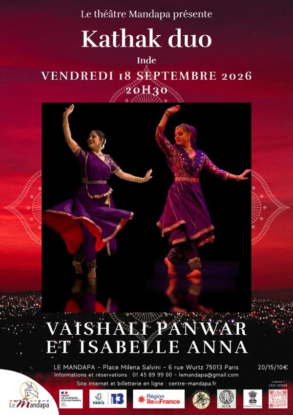 Kathak duo  - Danse indienne