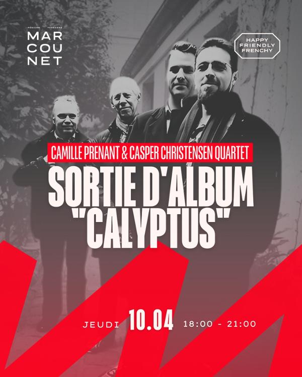 Camille Prenant & Casper Christensen Quartet-Sortie d'album 