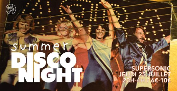Summer Disco Night du 25 Juillet